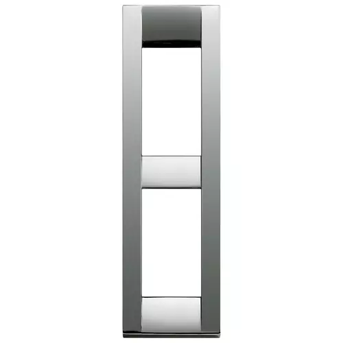 Vimar - 16782.36 - Classica plate 2Mpan metal chrome