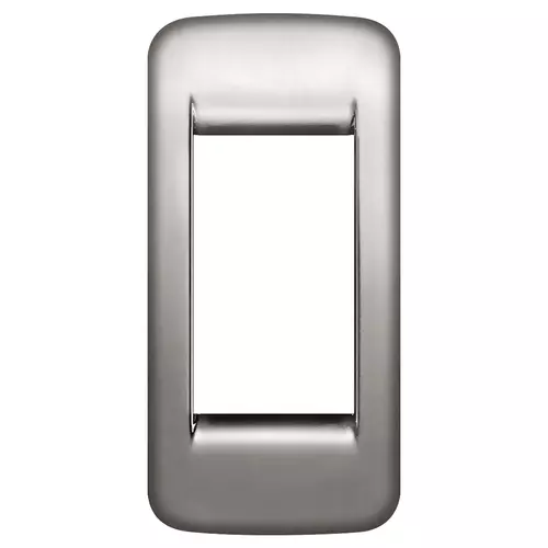 Vimar - 16783.34 - Rondò plate 1Mpan metal brushed nickel