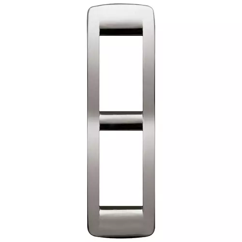 Vimar - 16784.34 - Rondò plate 2Mpan metal brushed nickel