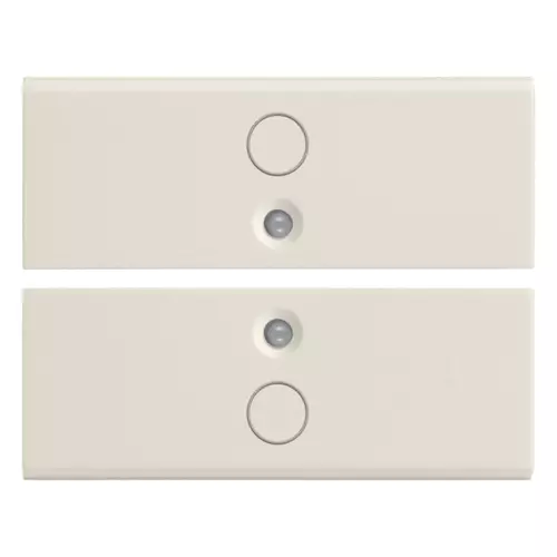 Vimar - 16842.0.B - Two half-buttons 2M O symbol white