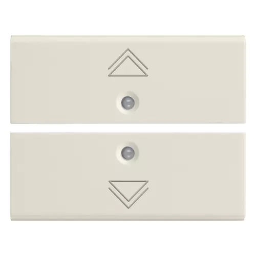 Vimar - 16842.4.B - Two half-buttons 2M regul.symbol white
