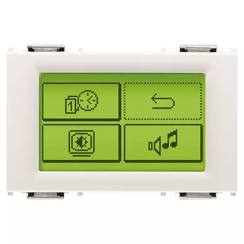 Vimar - 16849.B - Ecran tactile monochrome KNX 3M blanc