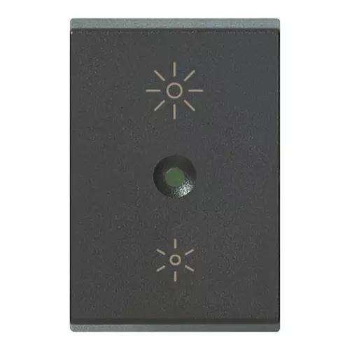 Vimar - 16971.25 - Button 1M regulation symbol grey