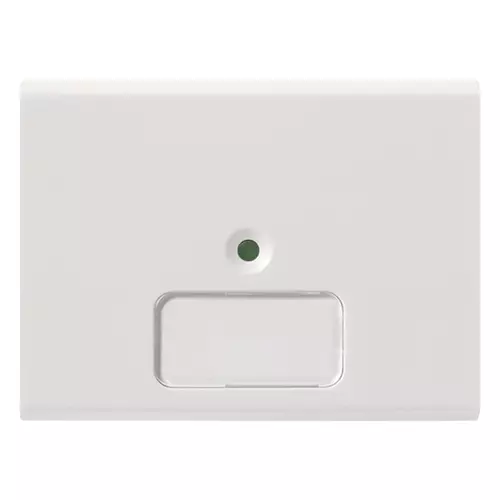 Vimar - 16972.1T.B - Button 2M with name-plate white