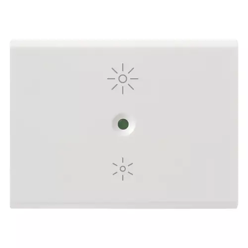 Vimar - 16972.25.B - Touche 2M symbole réglage blanc