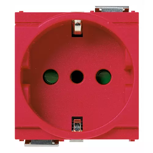 Vimar - 17039.R - 2P+E 16A P30 outlet red