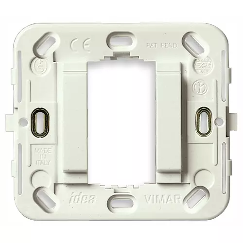 Vimar - 17086.B - Support lisse 1M s/vis ø60/56x56mm blanc