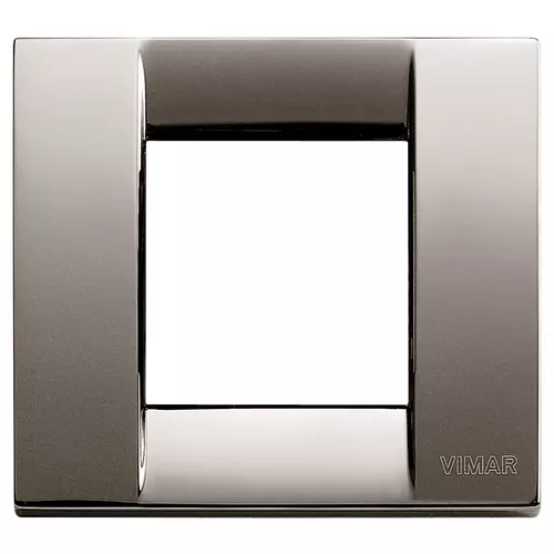 Vimar - 17092.31 - Classica plate 1-2M metal black chrome