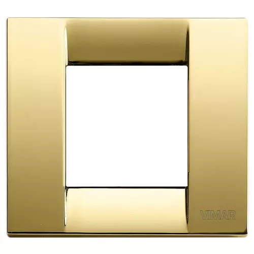 Vimar - 17092.32 - Classica plate 1-2M metal polished gold
