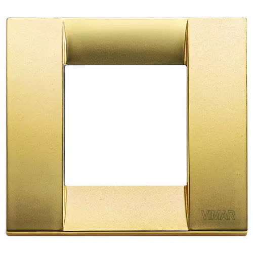 Vimar - 17092.33 - Placa Classica 1-2M met.oro mate