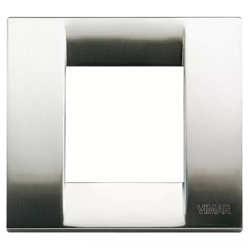 Vimar - 17092.34 - Classica plate 1-2M metal brushed nickel