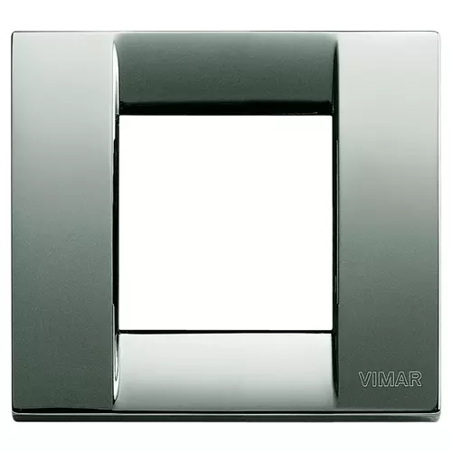 Vimar - 17092.36 - Placa Classica 1-2M met.cromo