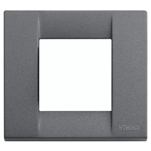 Vimar - 17092.46 - Plaque Classica 1-2M mét.gris ardoise