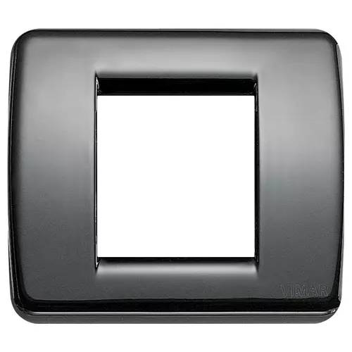 Vimar - 17093.11 - Rondò plate 1-2M metal black