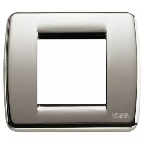 Vimar - 17093.34 - Rondò plate 1-2M metal brushed nickel