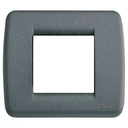 Vimar - 17093.46 - Rondò plate 1-2M metal slate grey
