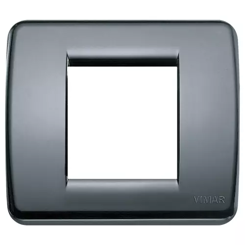 Vimar - 17098.15 - Plaque Rondò 1-2M techn.gris graphite