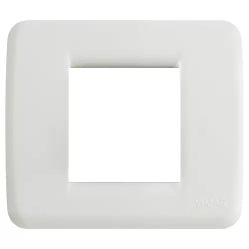 Vimar - 17098.D.04 - Rondò plate 1-2M Silk Idea white