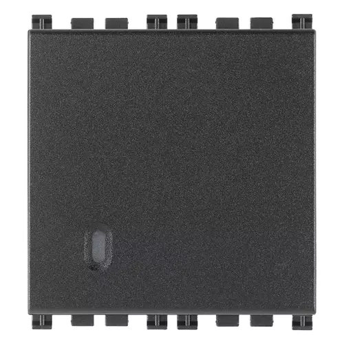 Vimar - 19000.FX.2 - 1P 10AX 2M 1-way switch screwless grey