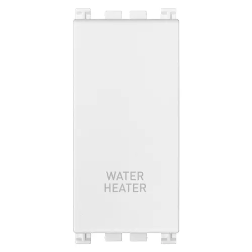 Vimar - 19016.2.WH.B - 2P20AX 1-way switch WATER/HEATER2M white