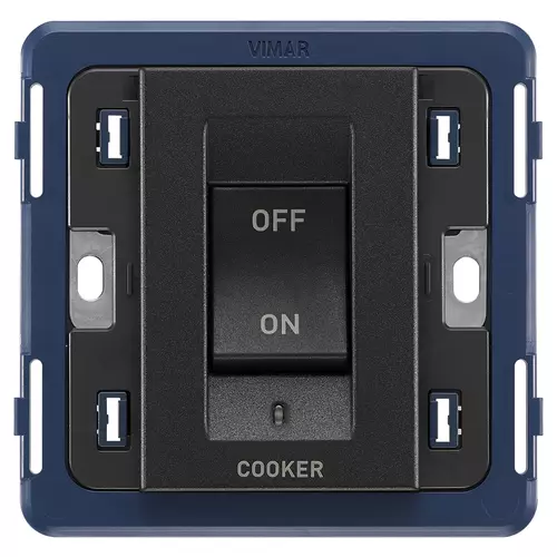 Vimar - 19018.CK - Interrupteur 2P 45A COOKER 3M gris