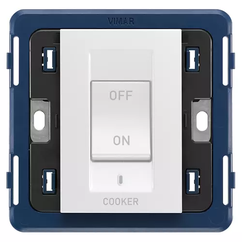 Vimar - 19018.CK.B - Interruptor 2P 45A COOKER 3M blanco