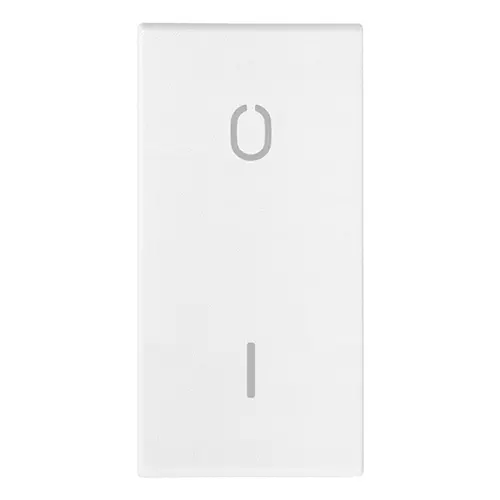 Vimar - 19021.99.B - Button 1M O/I symbol white