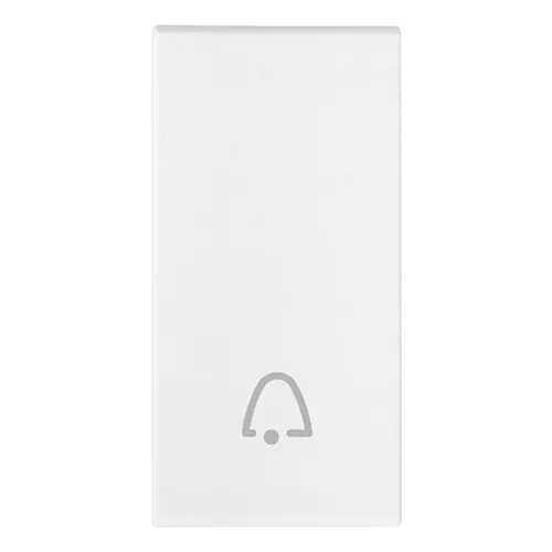 Vimar - 19021.C.B - Button 1M bell symbol white