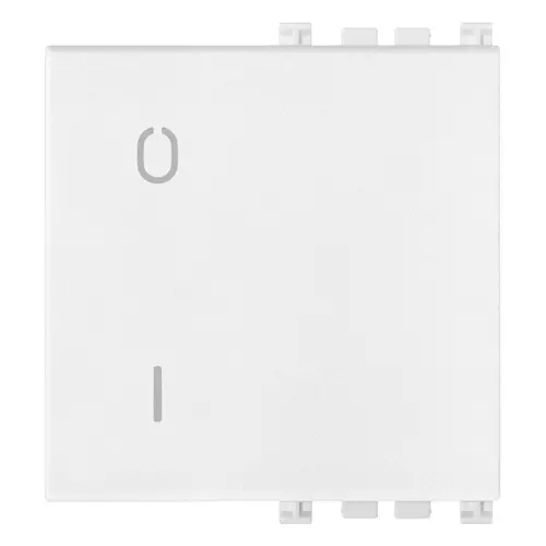 Vimar - 19022.99.B - Touche 2M symbole O/I blanc