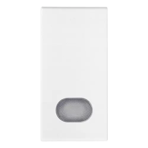 Vimar - 19026.B - Touche 1M +diffuseur blanc