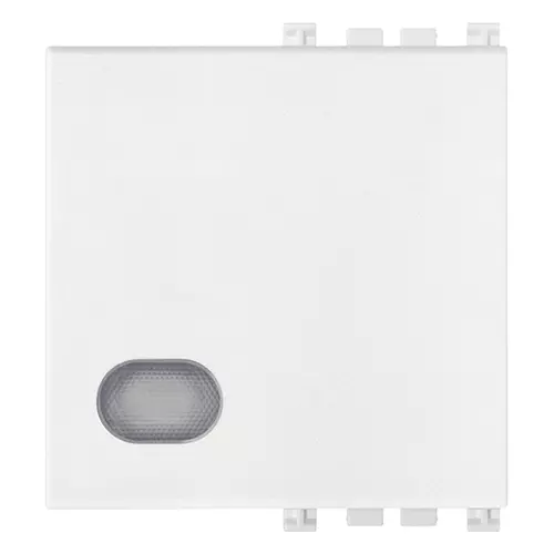 Vimar - 19027.B - Tasto 2M con diffusore bianco