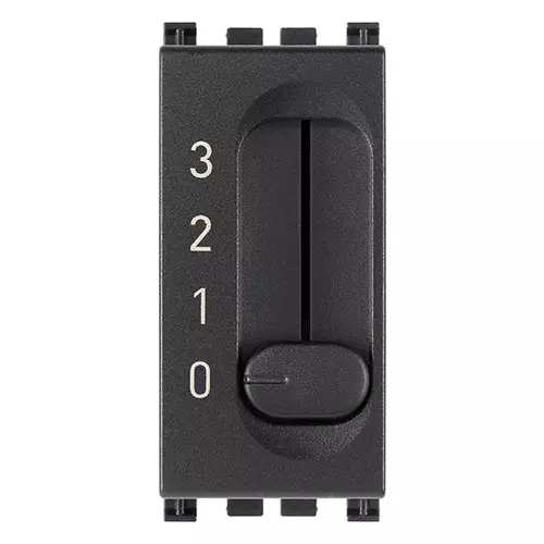 Vimar - 19095 - 1P 6(2)A slide switch grey