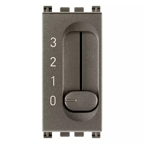 Vimar - 19095.M - 1P 6(2)A slide switch Metal