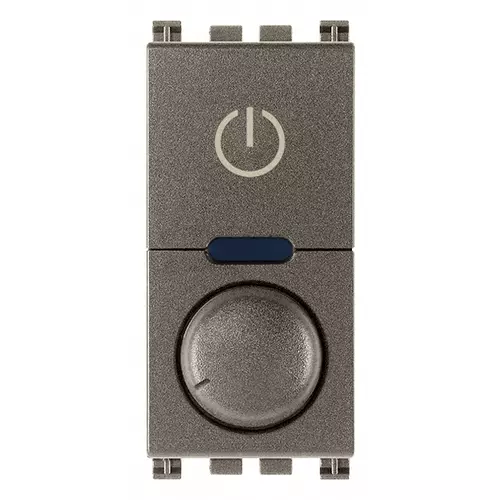 Vimar - 19136.1.M - Univ.MASTER rotary-dimmer 230V Metal