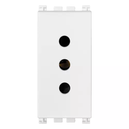 Vimar - 19201.B - 2P+E 10A P11 outlet white