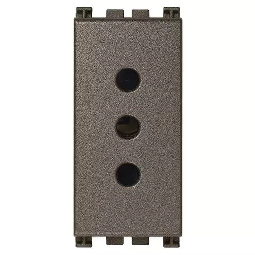 Vimar - 19201.M - 2P+E 10A P11 outlet Metal