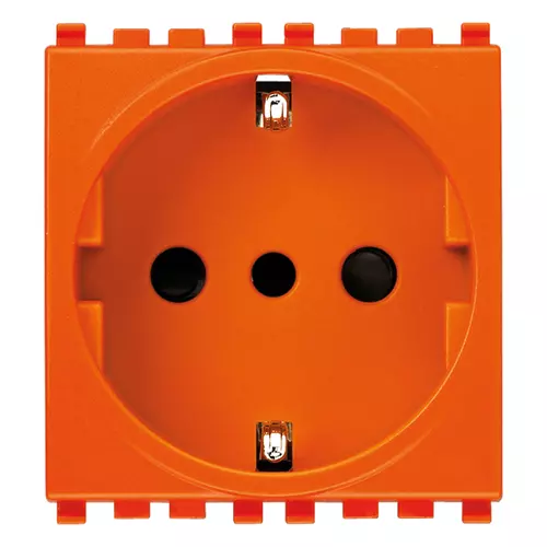 Vimar - 19209.A - 2P+E 16A P30 outlet orange