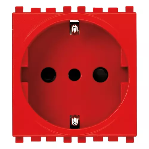 Vimar - 19209.R - 2P+E 16A P30 outlet red