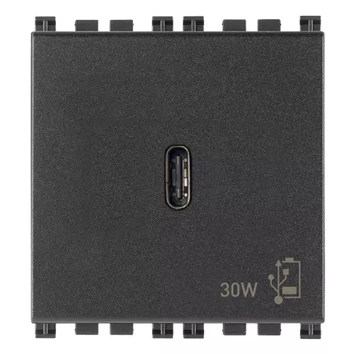 Vimar - 19298 - USB-C supply unit PD 30W grey