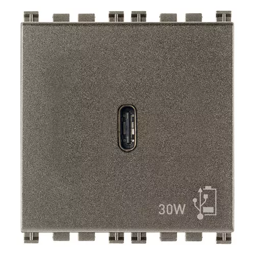 Vimar - 19298.M - Alimentation USB-C 30W PD Metal