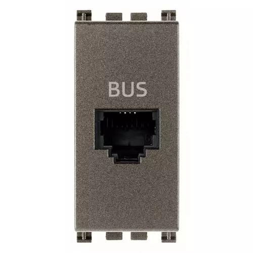 Vimar - 19329.M - BUS RJ11phone jack Metal