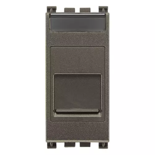 Vimar - 19337.C.M - RJ45 Keystone adaptor Metal