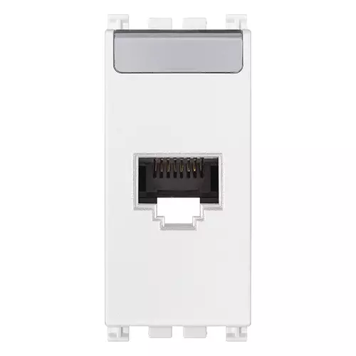 Vimar - 19339.11.B - Πρίζα RJ45 Netsafe Cat.5e UTP λευκό