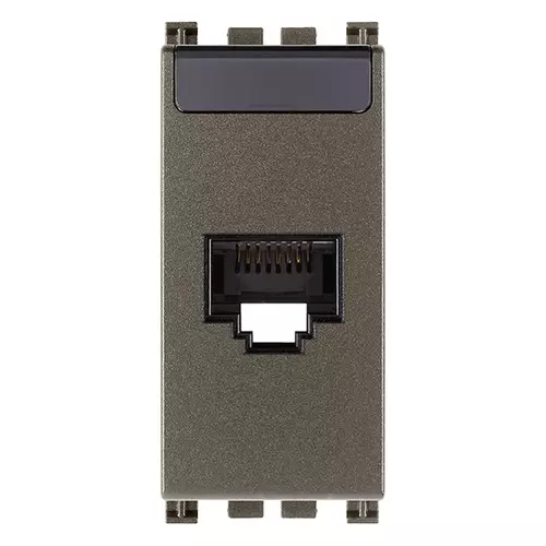 Vimar - 19339.14.M - Πρίζα RJ45 Netsafe Cat.6 FTP Metal