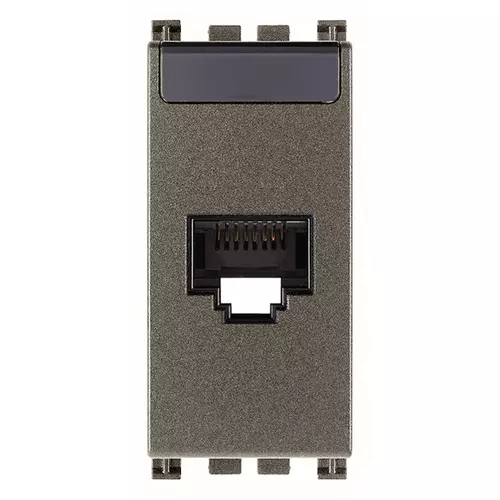 Vimar - 19339.16.M - Πρίζα RJ45 Netsafe Cat.6A FTP Metal