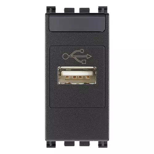 Vimar - 19345 - USB outlet grey