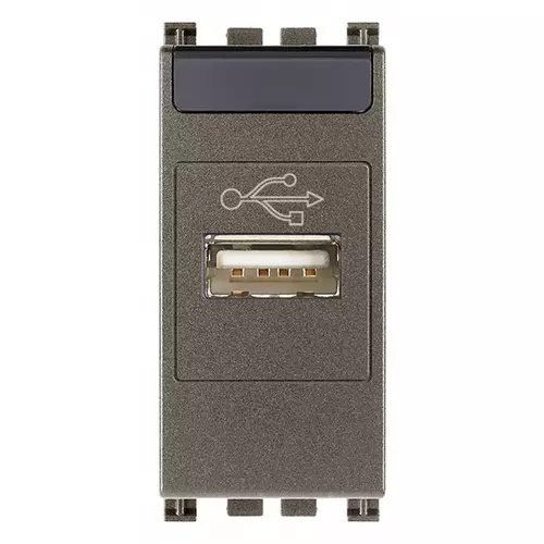 Vimar - 19345.M - Toma USB Metal