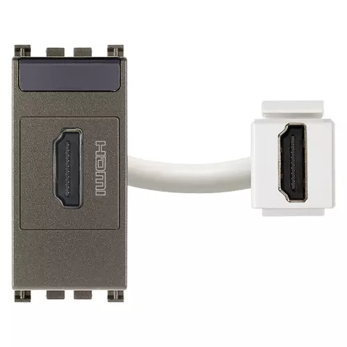 Vimar - 19346.M - Κοννέκτορας HDMI 2.1b, Metal
