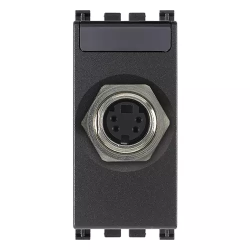Vimar - 19347 - S-Video socket connector grey