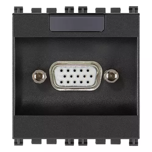 Vimar - 19348 - VGA 15P socket connector grey